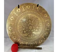 HomeAdri Tree of Live Wind Gong 18" 3kg Kundalini Yoga Chakra Music Therapy Made Nepal
