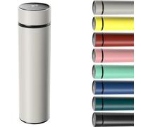 Homealexa 500ml Coffee Cups Travel Mugs, Water Bottle Vacuum Insulating Cup 304 Stainless Steel, Touch Screen Temperature Gauge, Smart Mug for Heat and Cold (Grey)