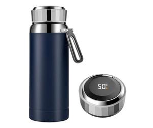 Homealexa 800ml Coffee Cups Travel Mugs, Water Bottle Vacuum Insulating Cup 304 Stainless Steel, Touch Screen Temperature Gauge, Smart Mug for Heat and Cold Blue