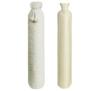Homealexa Extra Long Hot Water Bottle with Cover UK, 2L Large Rubber Hot Water Bag for Adults, Warm Water Bottle for Neck Shoulder Back Comfort, Soft Plush Cover - Gifts for Women & Her, 73x14cm