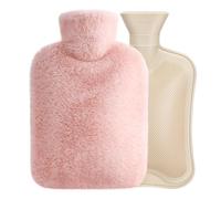 Homealexa Hot Water Bottle with Soft Cover 2L, Comfortable, Safe and Durable Heat Retention Good Performance, Warm in Winter Gifts, Fit for Kids/Adult