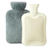 Homealexa Hot Water Bottle with Soft Cover 2L, Comfortable, Safe and Durable Heat Retention Good Performance, Warm in Winter Gifts, Fit for Kids/Adult