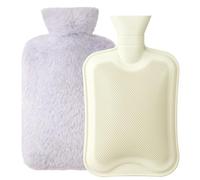 Homealexa Hot Water Bottle with Soft Cover 2L, Comfortable, Safe and Durable Heat Retention Good Performance, Warm in Winter Gifts, Fit for Kids/Adult