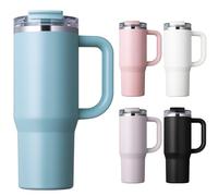 Homealexa Insulated Tumbler 900ml/30oz 304 Stainless Steel, Double Wall Vacuum Design with Leak-Proof Lid and Straw, Perfect for Cold & Iced Beverages Blue