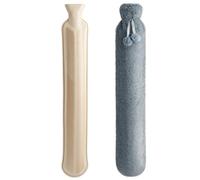Homealexa Long Hot Water Bottle with Cover 2L Soft for Kids, Hose Hot Water Bottle for Neck and Shoulder, 73 x 13cm BS1970: 2012 Certified, Neck