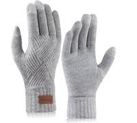 Homealexa Touchscreen Gloves Womens Warm Gloves, Ladies Thermal Gloves Winter Gloves Women Grey Gloves, Thermal Soft Touchscreen Gloves Ladies Gloves Warm Gloves for Women Men