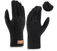 Homealexa Winter Gloves Touchscreen Gloves Knitted Finger Gloves Sport Warm and Windproof Winter Gloves for Skiing Cycling and SMS, Geeinget for Ladies and Mens