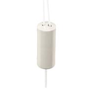 HomeAmore BreakAway Cord Condenser (White, 5 Pack). Anti Strangulation Break Apart Design. Compatible With All Horizontal Blind Pull Cords. For Households With Young Kids and Small Pets. Be Pro-Active