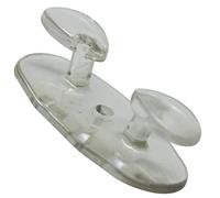 HomeAmore Safety Blind Pull Cord Cleats (4 Pack). The Only Clear Eye Pleasing 2-in-1 Pull Chord Winder. Designed For Free Hanging Or Secure To Wall To Keep Cords Away From Babies, Children and Pets.