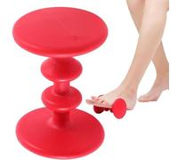 HomeAra Portable Foot Massage Roller for Deep Tissue Acupressure Recovery Relax Your Feet, Back, Legs, and Hands with this Handy Foot Reflexology Tool for Tight Muscles (Pack of-1 Red)