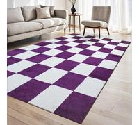 Homeart Plaid Area Rug Super Soft & Sustainable Woven Carpet With Modern Checkered Design Liliac 200X290