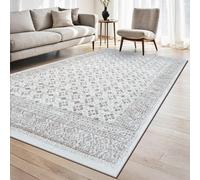homeart Traditional Area Rug - Super Soft & Sustainable Woven Neutral Carpet with Classic Timeless Design Durable Indoor Rug for Living Room Bedroom & Kitchen Kid & Pet Friendly Weave Beige 200x290