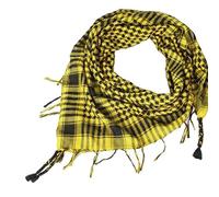 HOMEBABY Unisex Fashion Women Men Arab Shemagh Keffiyeh Palestine Scarf Shawl Wrap (Yellow)