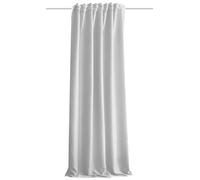 HOMEbasics 85970 Acoustic Curtain Acoustic Protection for Noise, Heat, Cold and Draught Protection and Blackout, 245 x 135 cm (Height x Width), Colour: Wool White