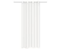 HOMEbasics Dolly 53300 Eyelet Curtain with 8 Metal Eyelets 225 x 140 cm Transparent White