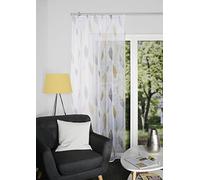 HOMEbasics - Printed Voile Curtain Paolo - Ideal for Stylish Living Rooms - Easy Assembly