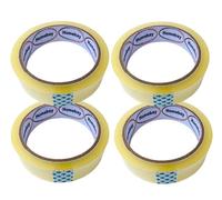 Homebay 4 pack Cellotape Strong Clear Packing Tape Rolls | Extra Long 24mm x 40m | Packaging Sellotape parcel cellotape Heavy Duty, transparent
