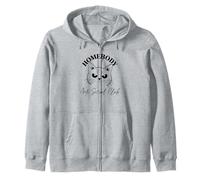 Homebody Anti Social Club Cats Stay Home Socially Awkward Zip Hoodie