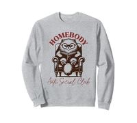 Homebody Anti Social Club Stay Home Socially Awkward Sweatshirt