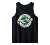 Homebody Antisocial Butterfly Vintage Antisocial Introvert Tank Top