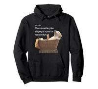 Homebody Staying Home Jane Austen Inspirational Quote Pullover Hoodie