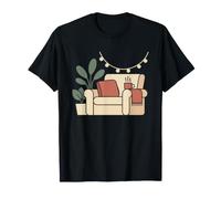 Homebody Vintage Badge Stay Home Proud Retro Indoorsy T-Shirt