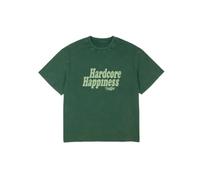 Homeboy Unisex Hardcore Happiness T-Shirt, Green Washed, M