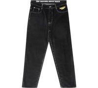 Homeboy Unisex X-Tra Baggy Cord Pants, Black, 26 L32