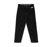 Homeboy Unisex X-Tra Baggy Cord Pants, Black, 27 L32