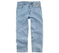 Homeboy Unisex X-Tra Baggy Denim Pants, Moon, 32 L34