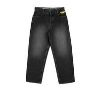 Homeboy Unisex X-Tra Baggy Vintage Denim Pants, Vintage Black, 32 L34