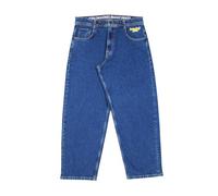 Homeboy Unisex X-Tra Monster Denim Pants, Washed Blue, 27 L32
