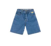 Homeboy Unisex X-Tra Monster Denim Shorts, Washed Blue, 31