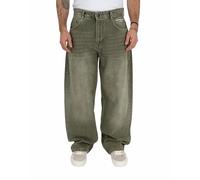 Homeboy Unisex x-tra Monster Dye Denim Pants, Washed Green, 25 L28