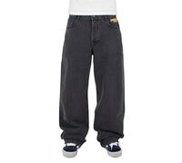 Homeboy Unisex X-Tra Monster Gothic Denim Pants, Washed Grey, 28 L30