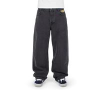 Homeboy Unisex X-Tra Monster Pencil Denim Pants, Washed Grey, 25 L30