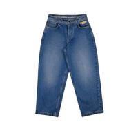 Homeboy Unisex X-Tra Monster Vintage Denim Pants, Vintage Blue, 34 L32
