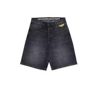 Homeboy Unisex X-Tra Monster Vintage Denim Shorts, Vintage Black, 25