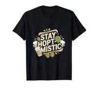 Homebrew Home Brewing Craft Beer Brewer Stay Hoptimistic Value Graphic T-Shirt