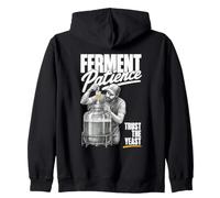 Homebrewing Trust the Yeast for Home Brewers Zip Hoodie