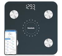 Homebud Personal Scales with Body Fat Analysis, High Precision Assured by Professional Scales People Factory Since 2001, App Sync 13 Body Composition, 182 kg, LED, Blue