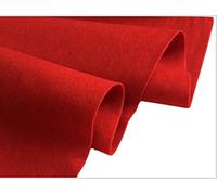 HomeBuy Felt Fabric Material Craft Plain Colours Polyester 102cm Wide (Sold By Meter) (Red)