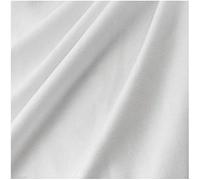 HomeBuy Plain WHITE 100% Cotton Fabric Material - 240cm extra wide (per metre