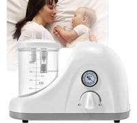 Homecare Tabletop Mucus Secretion Machine, 1000ML Portable Automatic Phlegm Suction Machine for Elderly Excess Sputum Removal