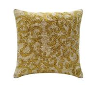 HomeCentric Silk Throw Cushion Cover Exotic Gold Black Scales 18x18 Inch, Patterned Magnificent Awe Cushion Cover for Sofa Couch Bed - Modern Decorative Pillowcase for Living…