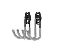 homeconlin Garden Hose Hanger Wall Mount,Cast Iron Garden Hose Holder Storage(2PC) (Gray)