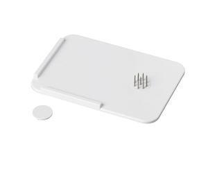 Homecraft - 51011 Plastic Spread Board with Spikes, Food Tray with L Shaped Corner and Optional Stainless Steel Spikes Hold Food in Place While Cutting and Spreading, Kitchen Aid