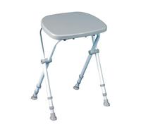 Homecraft 91310846 Sherwood Folding Perching Stool, Height Adjustable Shower Stool, Shower Aid Device for Bathing Assistance, Supportive Bath Chair, (Eligible for VAT relief in the UK)