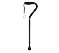 Homecraft Bariatric Offset Handle and Loop Walking Stick, Height Adjustable Walking Stick, Designed for Bariatric Users