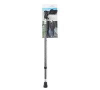 HOMECRAFT - Bastón con empuñadura ergonómica para zurdos, color negro